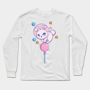 Space Bunny Candy Long Sleeve T-Shirt